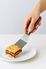 Busstier Profesyonel Paslanmaz Çelik Açılı Spatula, Ergonomik Ahşap Saplı, Pasta, Kek ve Krema Sıvama, Tatlı, Baklava Servis Spatulası, Esnek Mutfak ve Pastacılık Yardımcısı