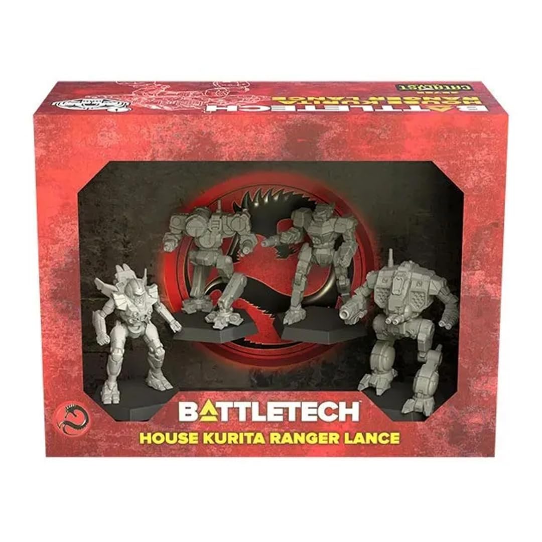 Catalyst Game Labs | BattleTech House Kurita Ranger Lance Force Pack | Miniature Game | 1-2 Players | 120 Minutes