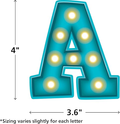 Miniatura 7 de Teacher Created Resources Paquete combinado de letras de 4 pulgadas con bloque de marquesina (5866)