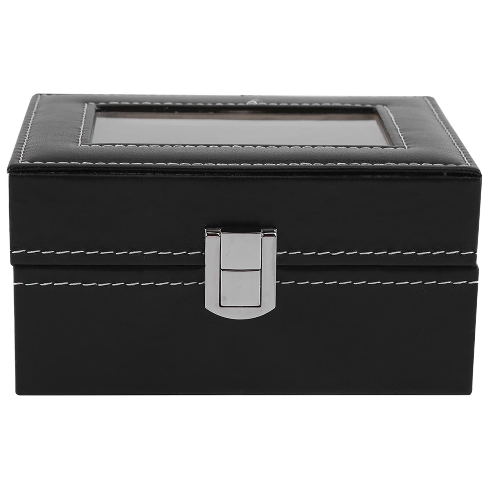 Fdit Scatola porta orologi, scatola porta orologi di pregevole fattura, per organizzatore di immagazzinaggio display gioielli orologio