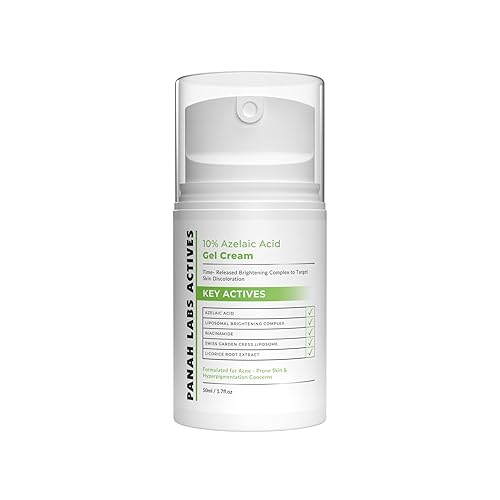 Panah Labs Crema de ácido azelaico 10% - Iluminador de la piel - Se dirige a la pigmentación - Contiene niacinamida, vitamina C, arbutina, extracto disponible en Yaxa Colombia