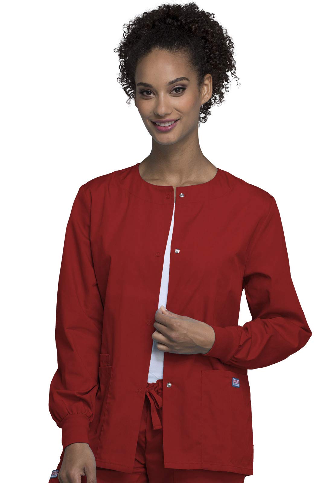 Snap Front Workwear Originals Scrub Jackets for Women 4350