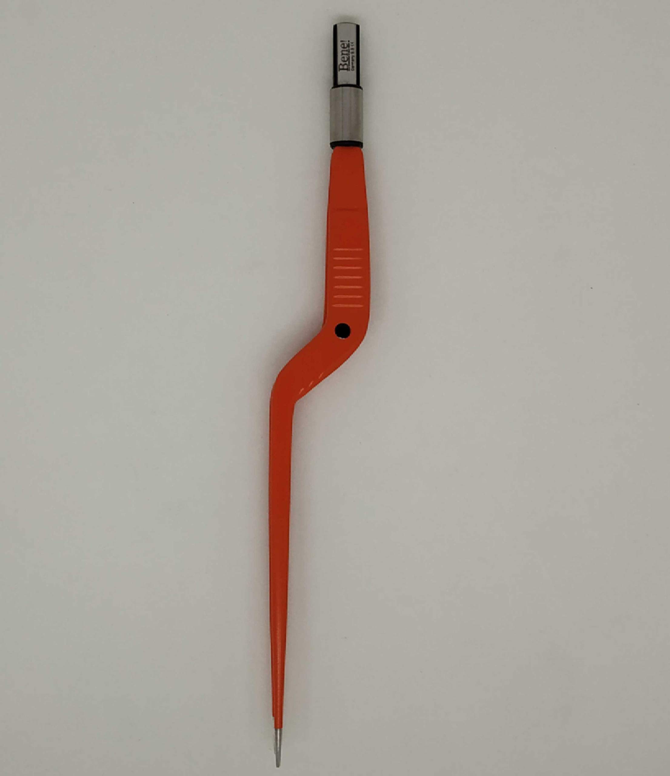 Biometric cables Bipolar Forceps 19.5 cm Bayonet Non-Stick Compatible with L and T/Valley Lab (Orange)