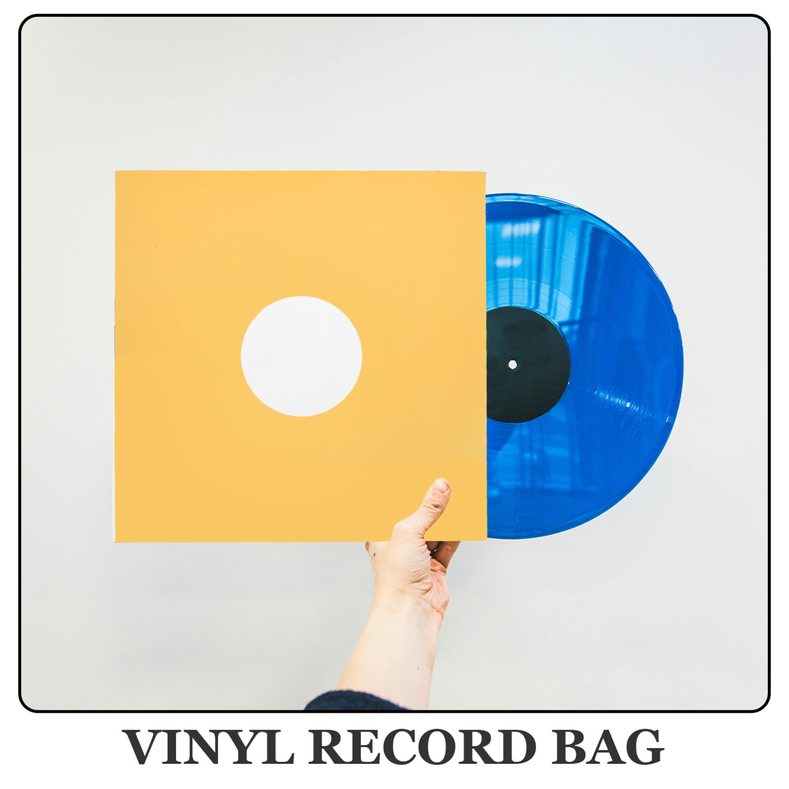 ibasenice 10stücke Schallplattenhüllen Für Vinyl Schallplatten Antistatische Stabile Und Schützende Außenhüllen Für Optimaler Schutz Und Präsentation Ihrer Schallplattensammlung