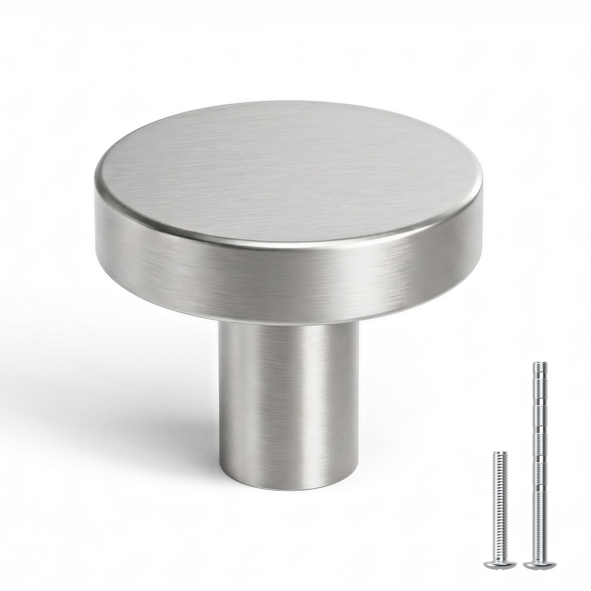Brushed Nickel Cabinet Knobs - 25 Pack -1 Brushed Nickel Cabinet Knobs - 25 Pack -1