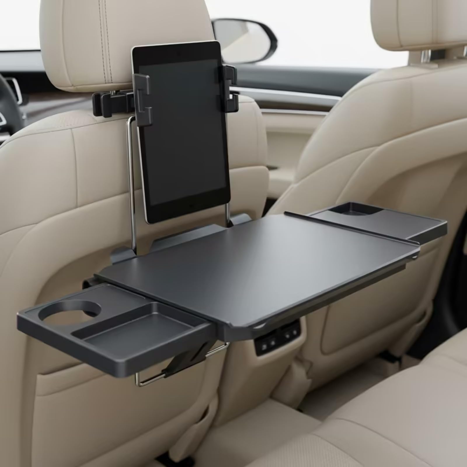 Banja Via Coche | Estable, Mesa Plegable para Asiento Trasero, Universal, Organizador Asiento Trasero con Mesa Plegable