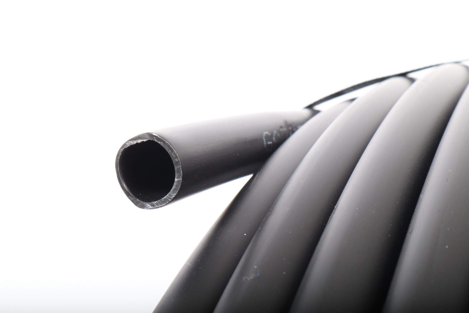 Wacredo Premium PE-LD Verlegerohr PN6 16mm 25lfm Wasserleitung Bewässerung Versorgungsleitung Brauchwasser Druckrohr schwarz UV-Beständig
