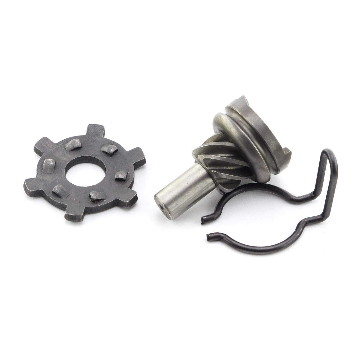 Piñón de arranque, arrastre, reparación de resorte, juego de revisión compatible con Buxy, SV, TKR, Vivacity (50 ccm)