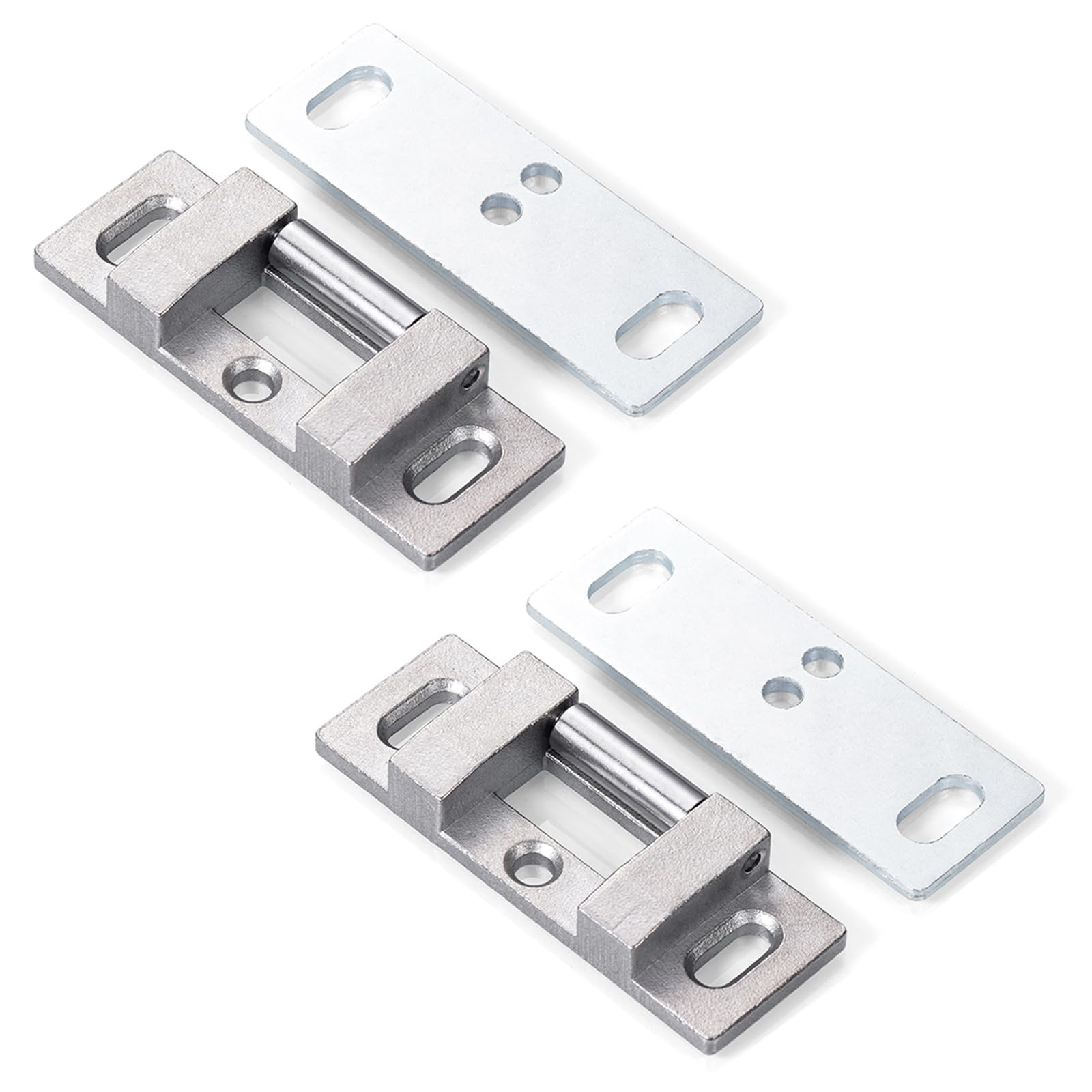 Surface Roller Strike Plates for Exit Doors, Universal Rim Strikers for Push/Cross Panic Exit Device, Ideal for Storefront/Commercial/Household 2pack