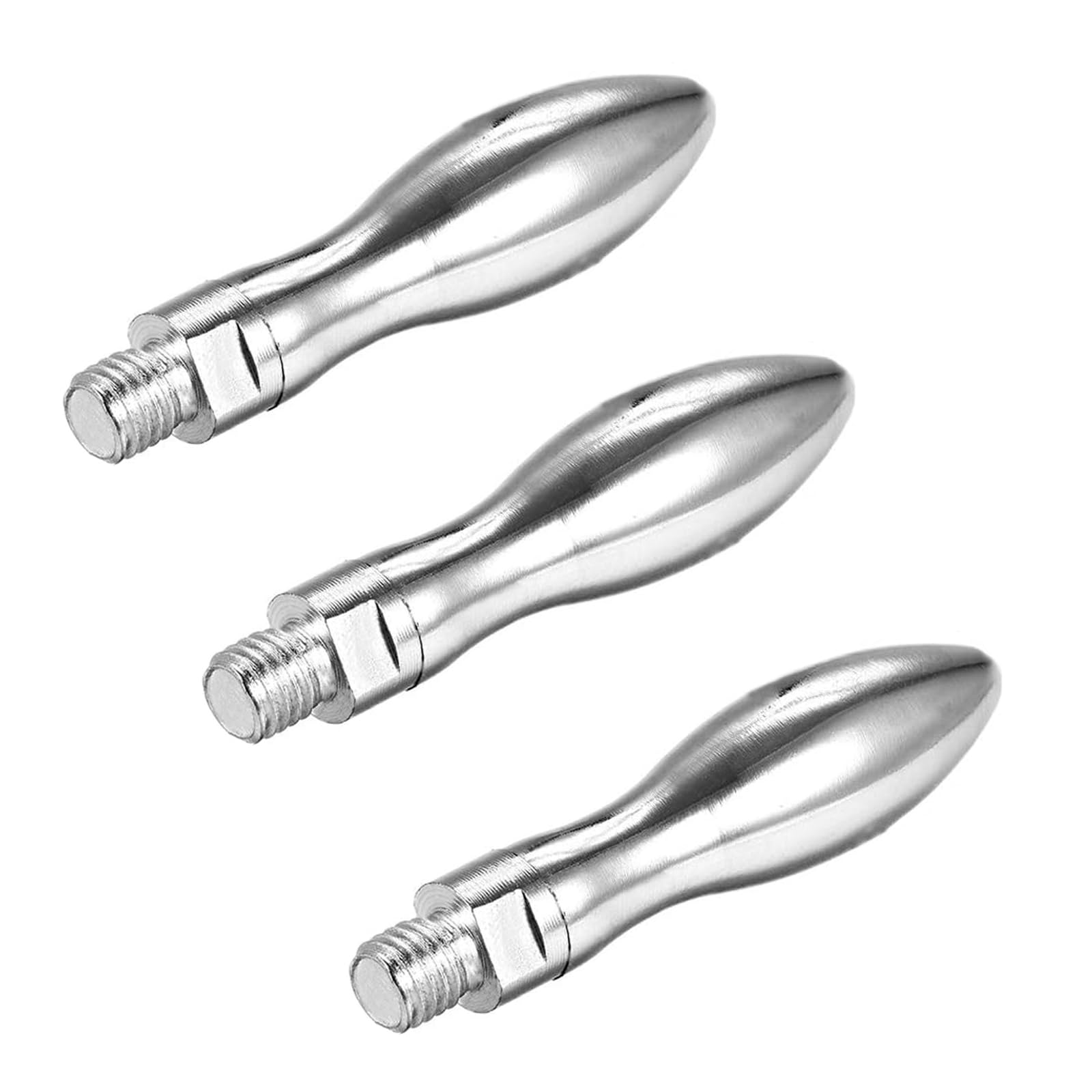 SEIWEI Grinding Milling Chrome Machine Handwheel Threaded Steel Revolving Handle Grip Machine Tool Handwheel Accessory for Mechanical Equipment, Automation Equipment(M12, 3 Pcs)