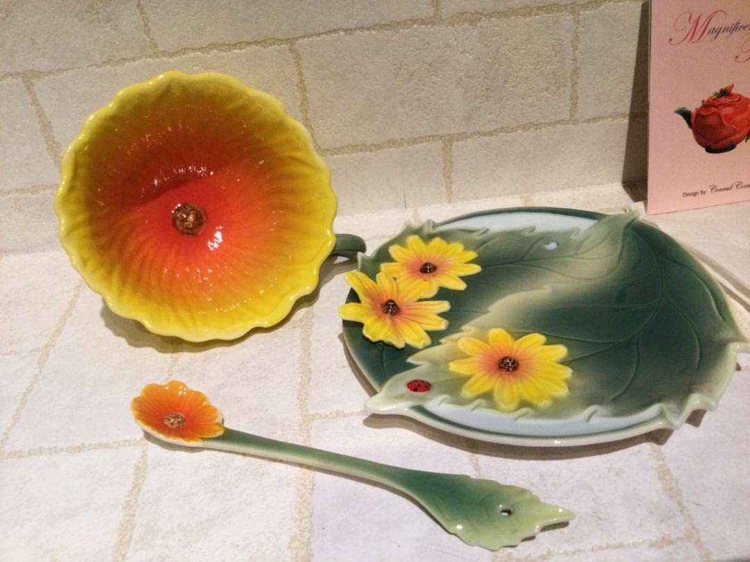 Amazon.co.jp: 華麗なる花コレクション マイセン カップ ソーサー 