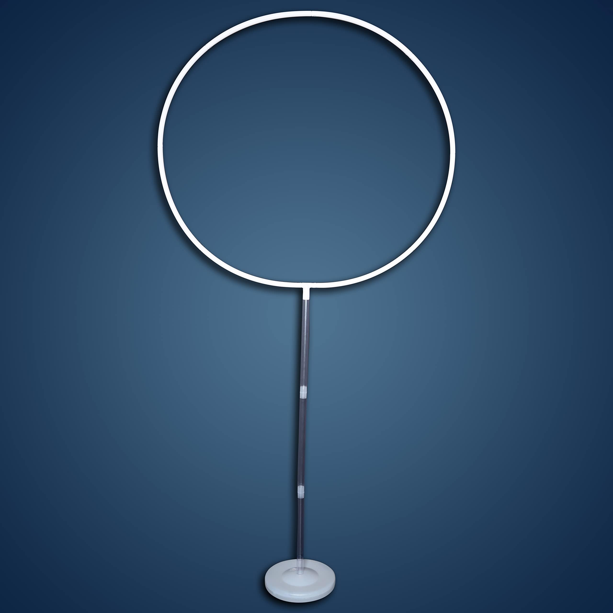 UPONN Round Circle Balloon Frame Stand Holder Kit for Decoration in Birthday Party, Wedding and Baby Shower Photo Background Decoration- Pack of 1 ,Polypropylene