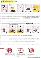 Vista 7 de SMOP 360 Spin Mop Comercial, Microfibra, Cubo, Sistema de Limpieza de Pisos para Tiendas y Hogares, Carrito con Ruedas, Cabezal de Repuesto