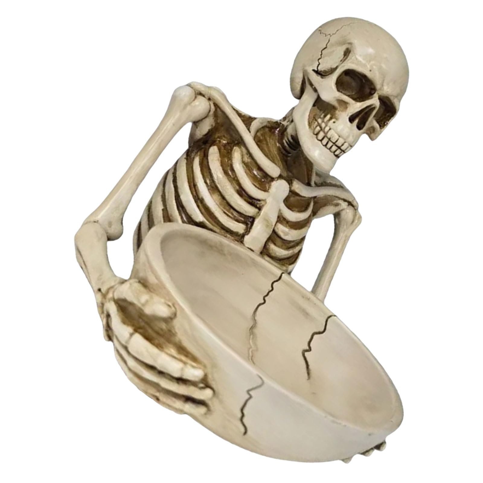 Bol à bonbons Halloween mains de crâne pour décoration de chambre