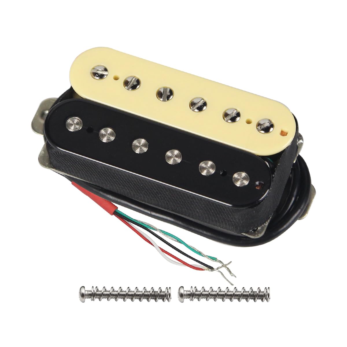 Neck Bridge Pickup Set FLEOR Humbucker Pickup Set For LP Style Guitars - Ceramic Neck & Bridge Pickups In Chrome FLEOR Humbucker Ceramic Pickups For LP Style Electric Guitar - Foto 9