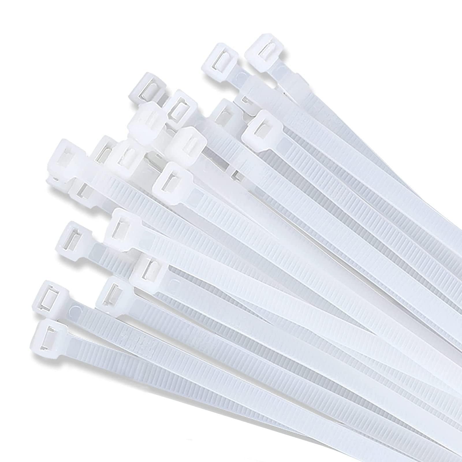 LOCKWELL Teeth Grip Pack of 200 Pieces Nylon Self Locking White Cable Ties, Heavy Duty Strong Zip Wire Fastener Organizer Tie (200mm X 3.6mm) (B0D1KCJ1F7) Amazon Price History, Amazon Price Tracker