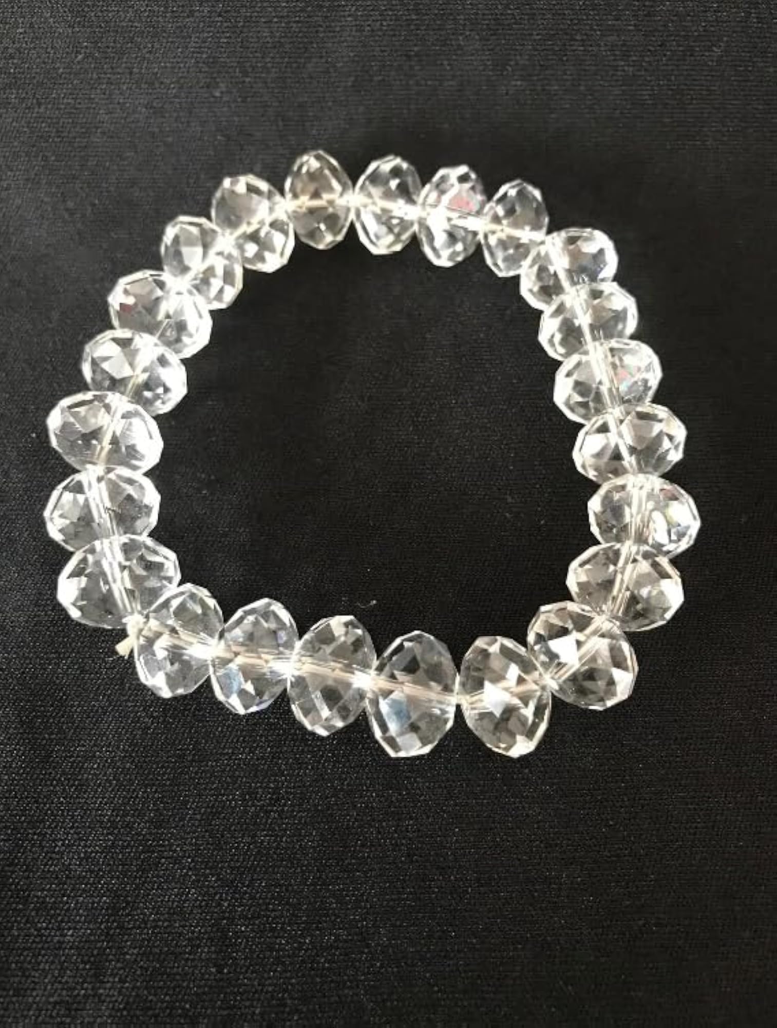 Premium Diamond Cut Sphatik Bracelet, Original Certified