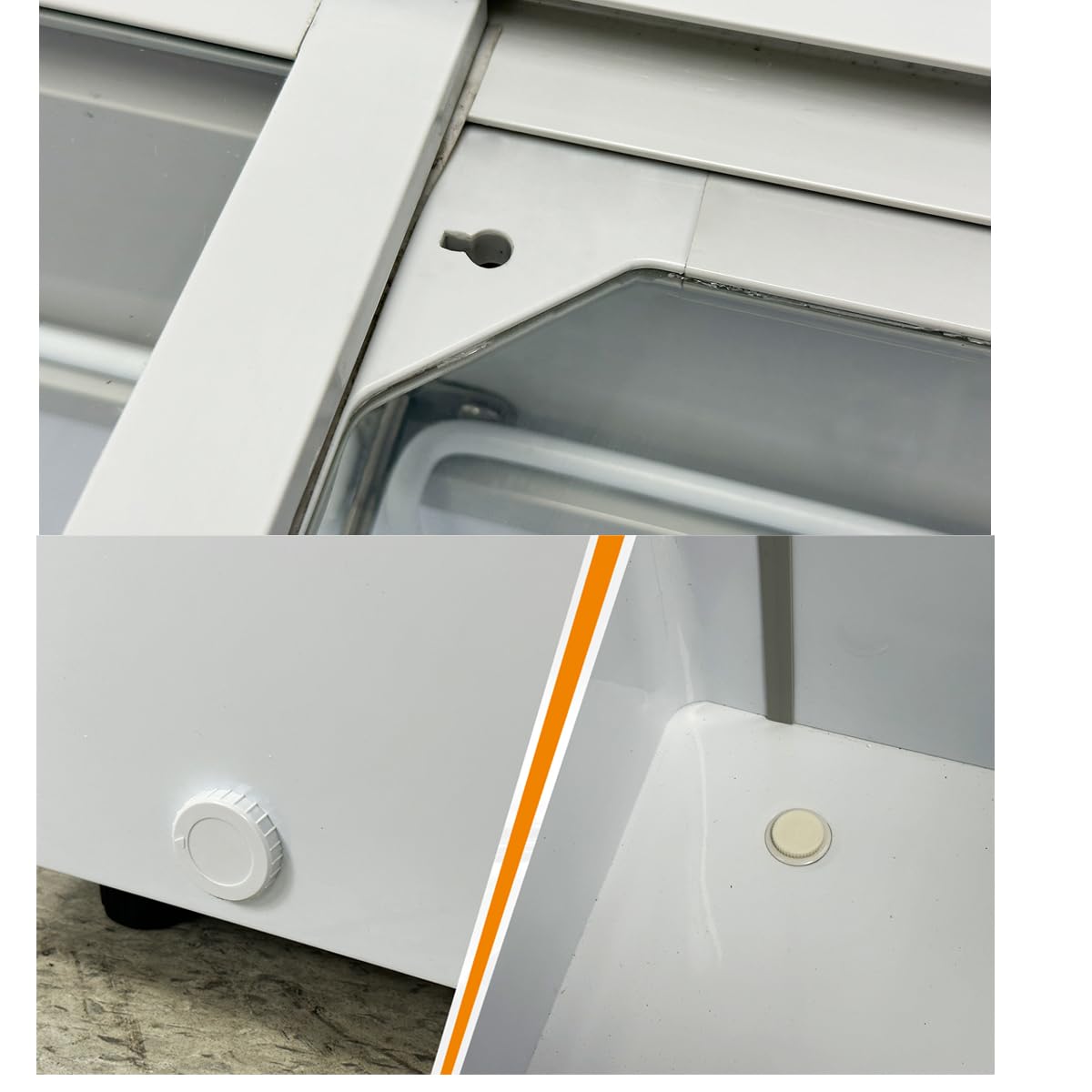 Amazon.com: Chest Freezer for Supermarket Glass sliding Door 79