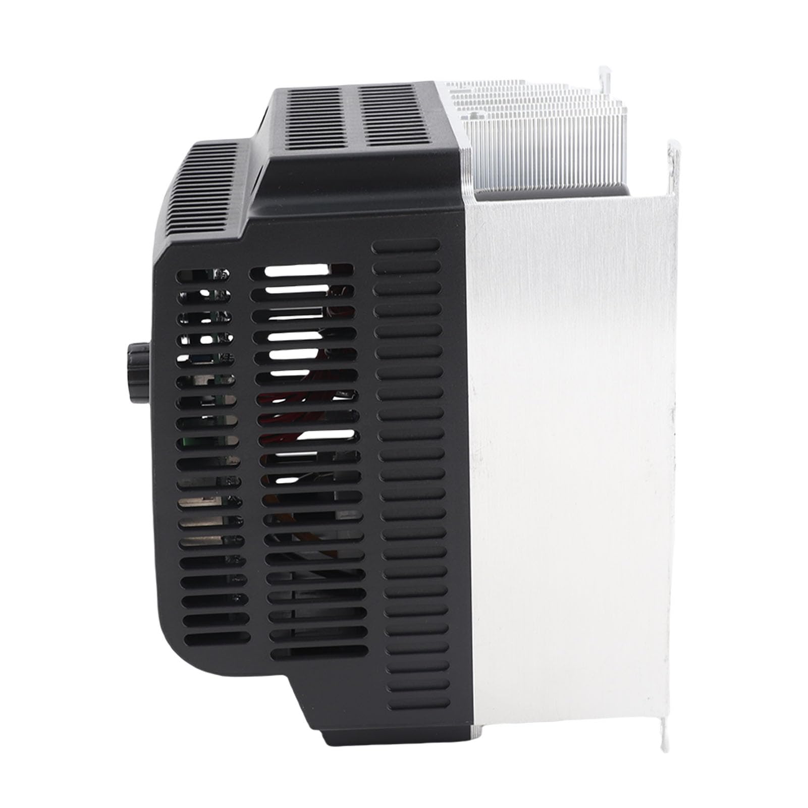 Fafeicy Inversor Solar 4KW Variador de Frecuencia Variable Monofásico, Controlador MPPT de Aluminio Retardante de Llama para PC, DC200 a 400V a 0 a 220VAC, para Sistemas de Bombas de Agua