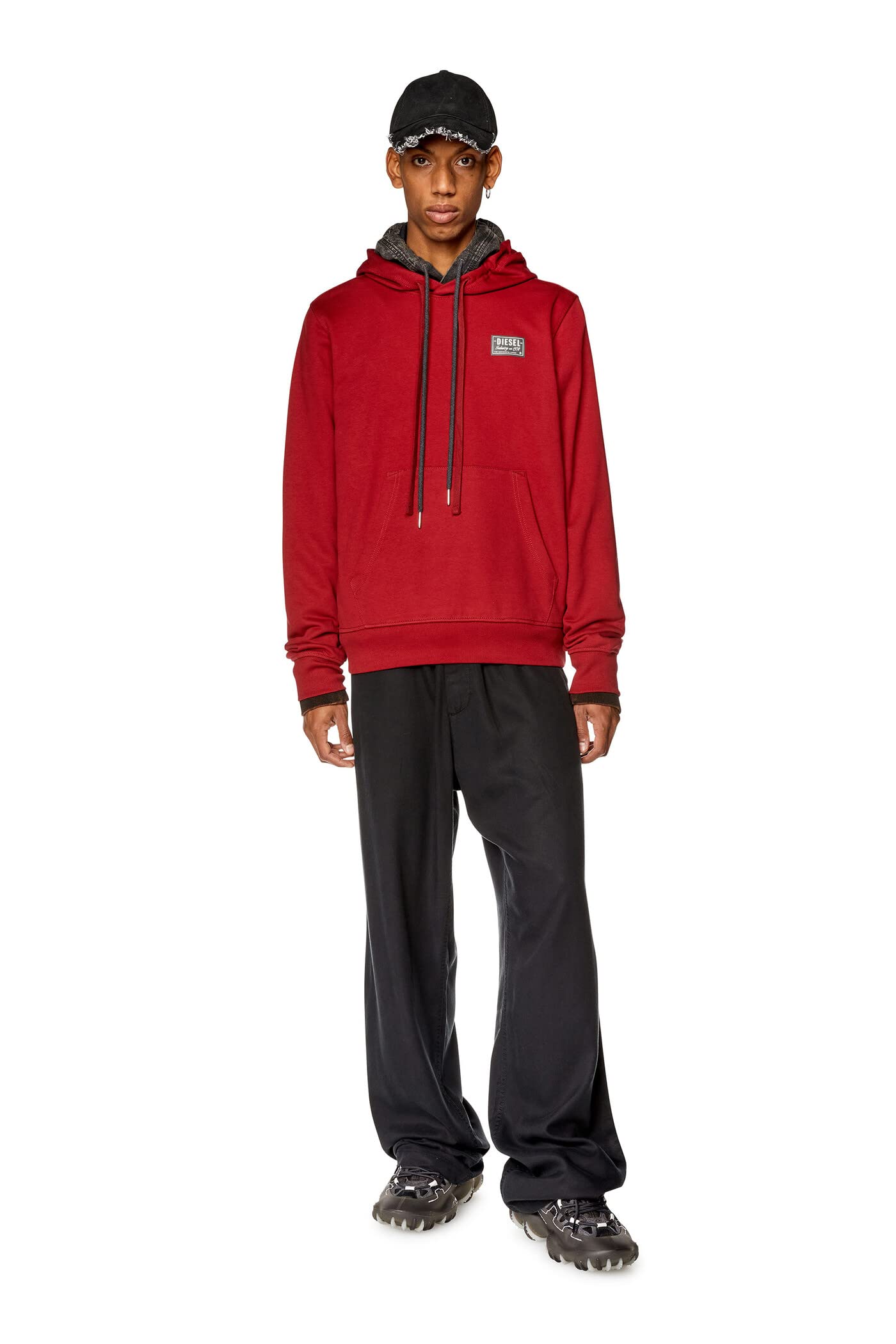 Diesel S-Ginn-Hood-SP Felpa Sudadera para Hombre