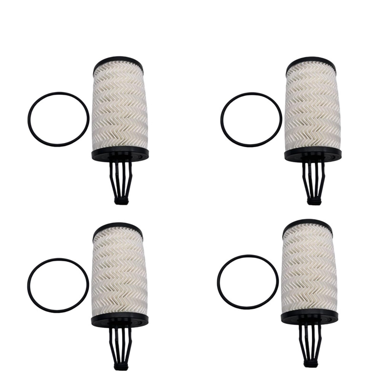 Reemplazo del filtro de aceite Filtro de aceite motor 2761800009 C, CLS, E, GLE, ML, SL, etc. Reemplazo 2761840025 E129H HU7025z OX184D compatible con Mercedes(4PCS)