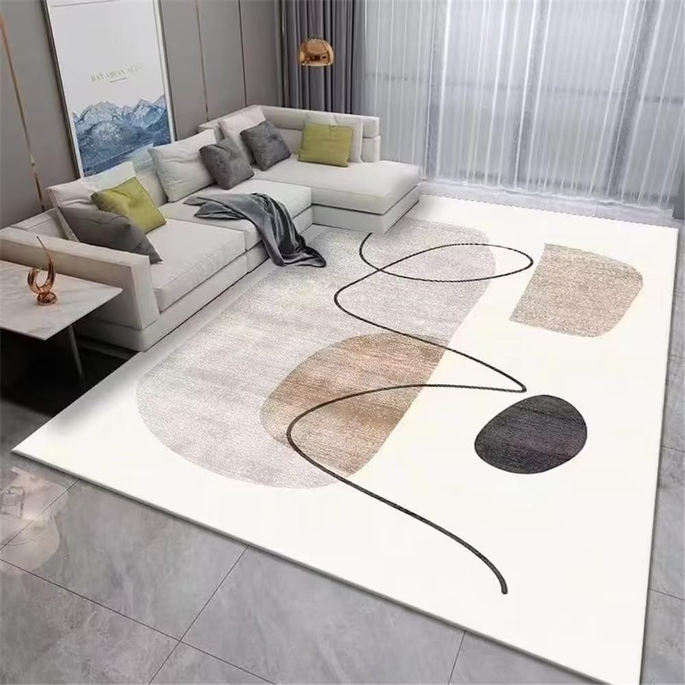 Tapis blanc confort absolu 100x160cm pour chambre d'enfant