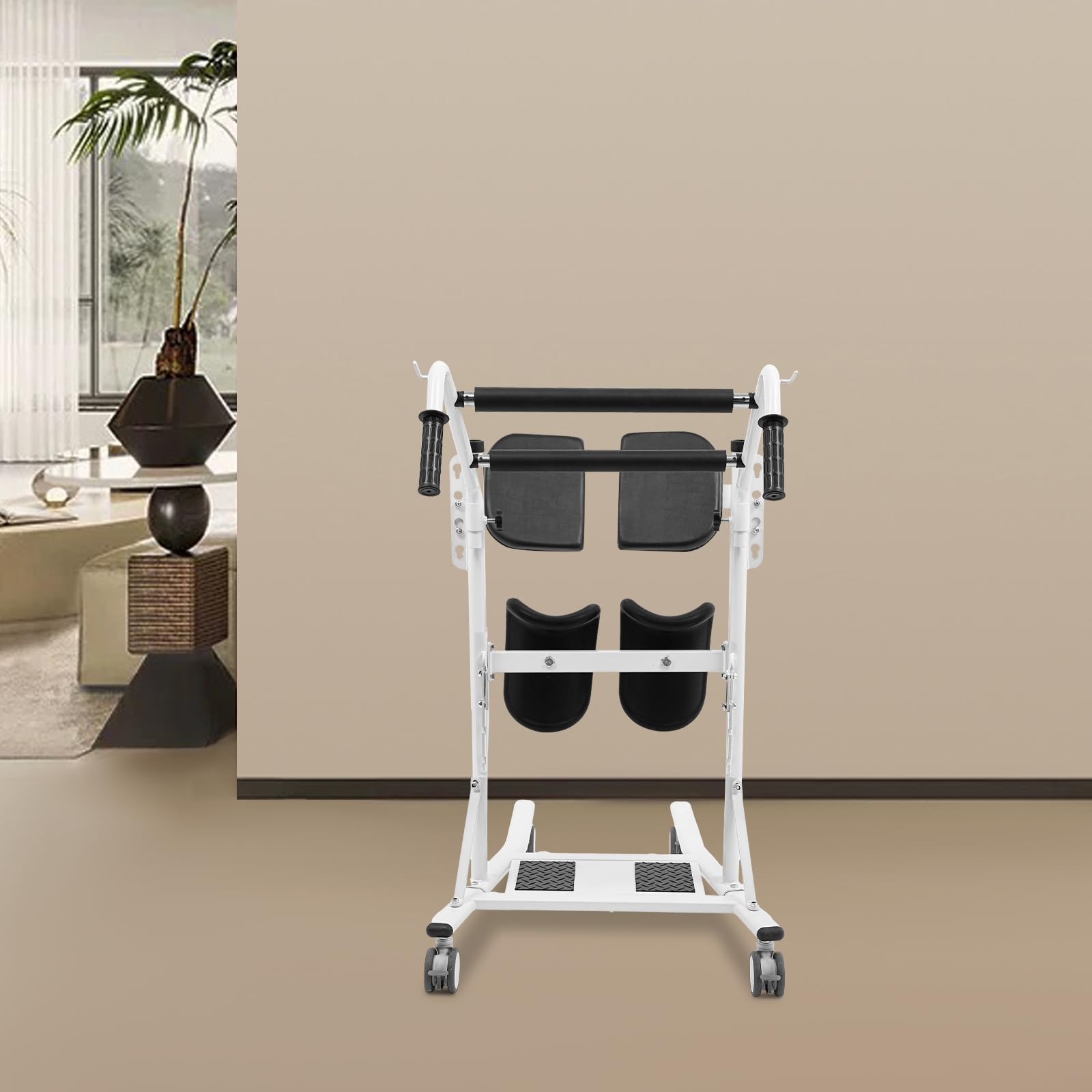 Silla eléctrica de transferencia de pacientes, Nivel 3 ajustable, silla de ruedas portátil para el hogar, elevador de pacientes plegable para coche, silla de transferencia de inodoro para,120 kg