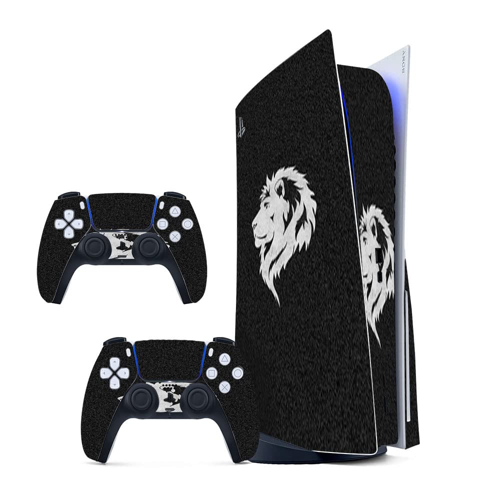 GADGETS WRAP Printed Vinyl Skin Sticker Decal for Sony PS5 PlayStation 5 Disc Edition Console & 2 Controller (Skin Only, Console & Controller not Included.) - Lion Logo Multicolor (B0BW3WCL93) Amazon Price History, Amazon Price Tracker