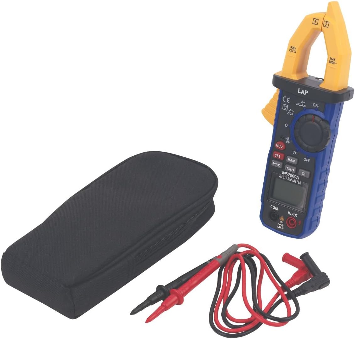 LAP Digital Clamp Meter 600A Amazon.co.uk DIY & Tools