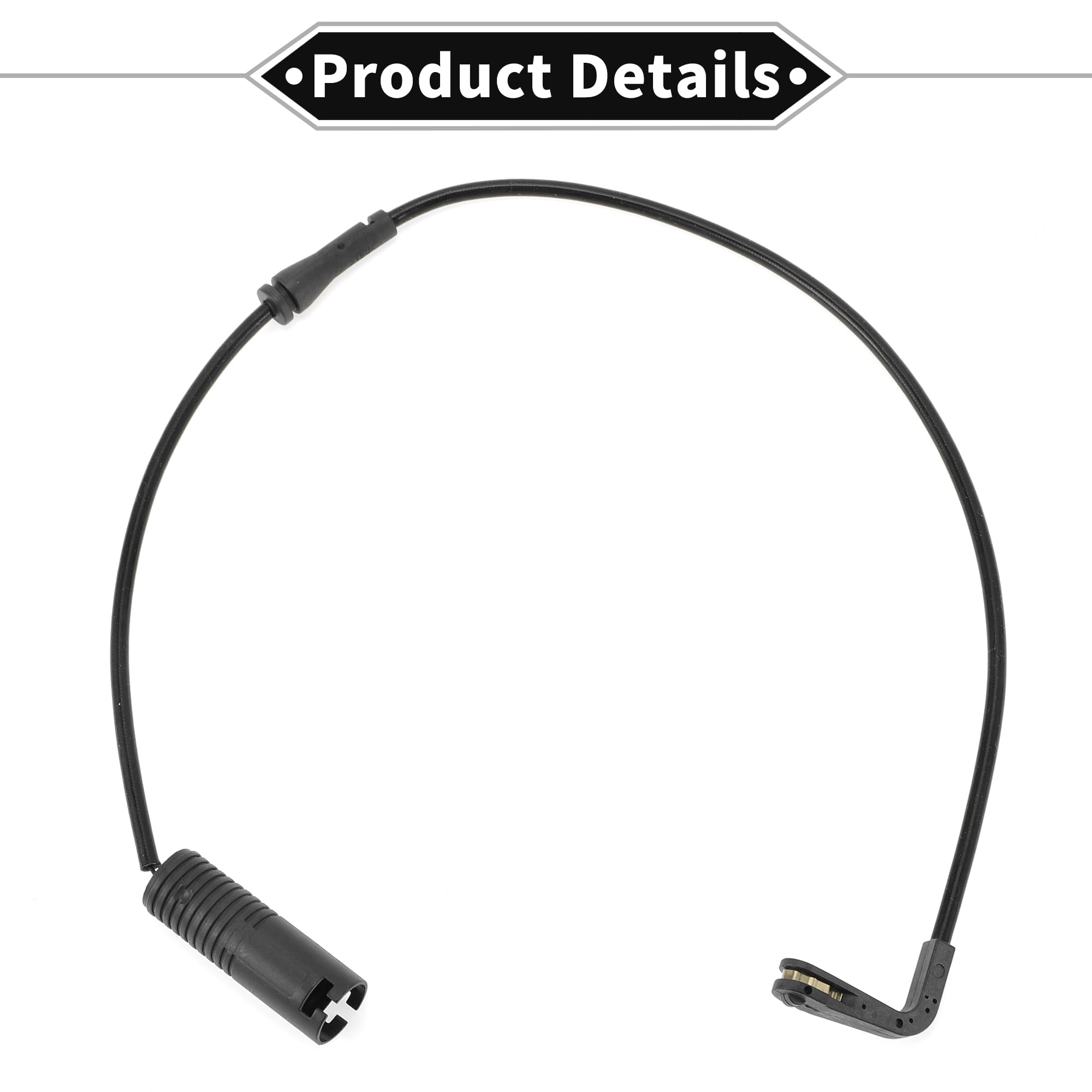 Sensor De Desgaste De Pastillas De Freno Para Bmw 5 E39 00-03 | Material: Tpu Caucho, Color: Negro, Posición: Traseras, Número Oe: 34351163066, 1 Pc