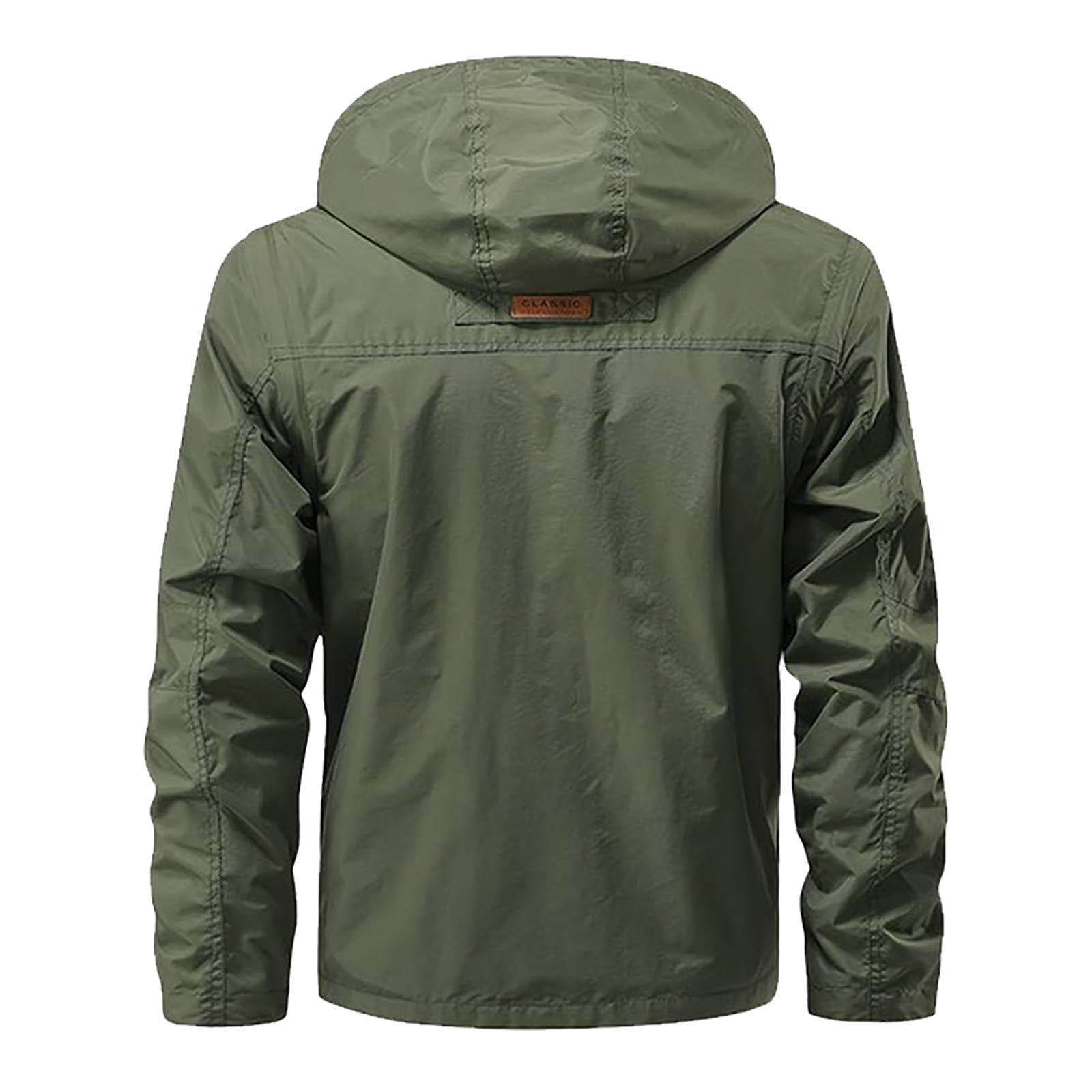 Genérico Parka Hombre Pesca Esquí Senderismo Impermeables Chaqueta Trekking De Caza Deportivo Táctica Militar Capucha Exterior