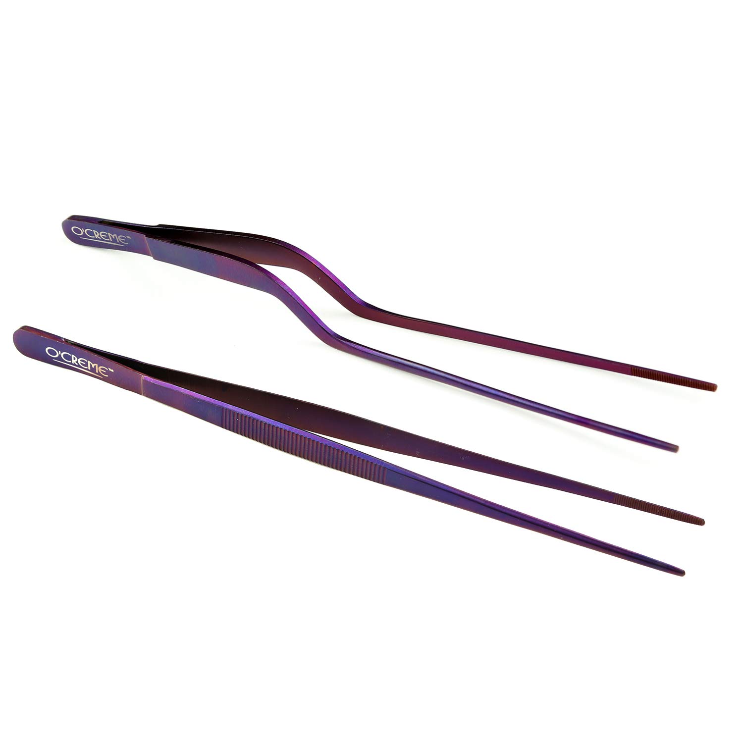 O'Creme Culinary Purple Tweezers