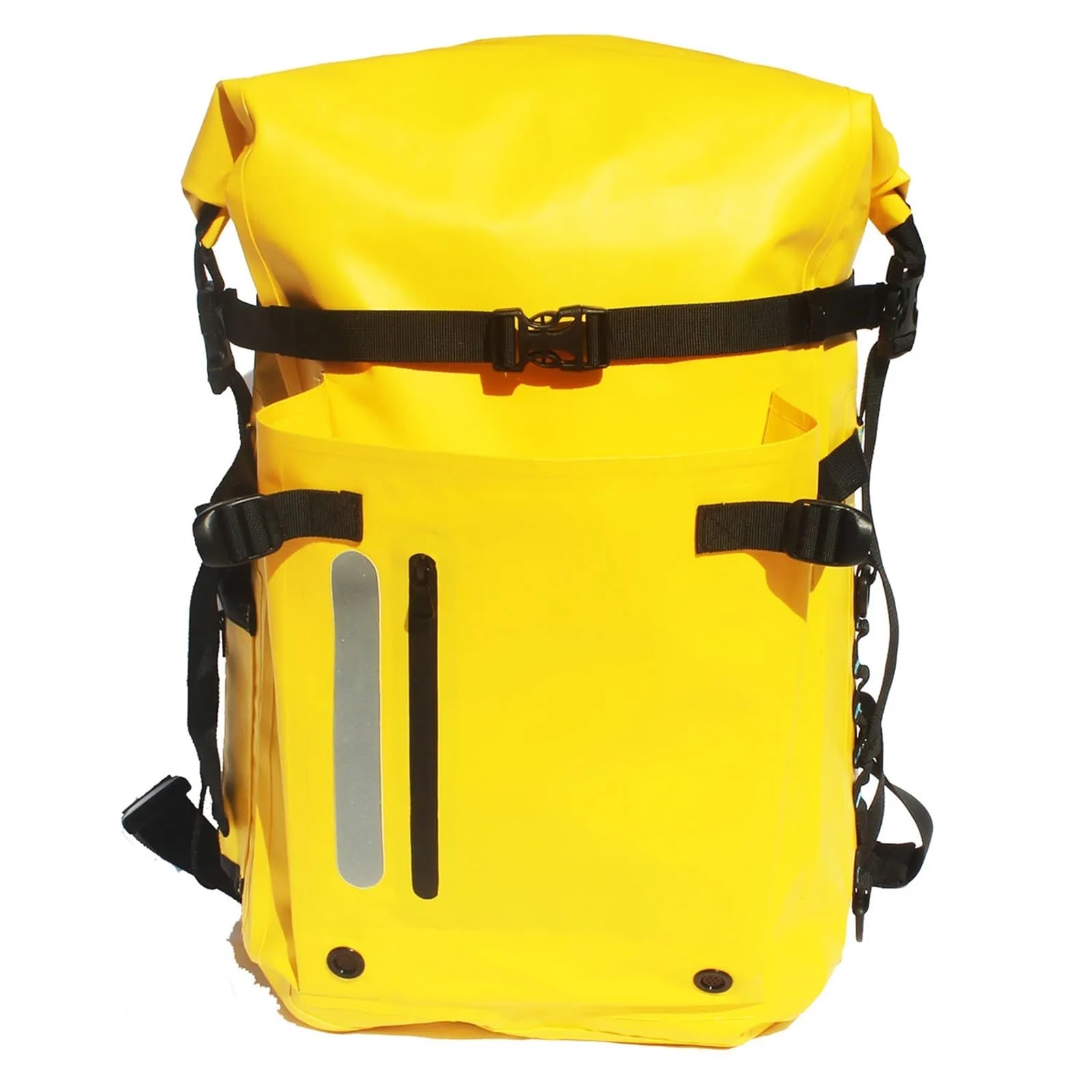 Borsa Impermeabile Asciutti Zaino impermeabile - Chiusura arrotolabile ad alta resistenza, Borsa stagna for pinne e materiale da immersione, Unisex for adulti(30L Yellow)
