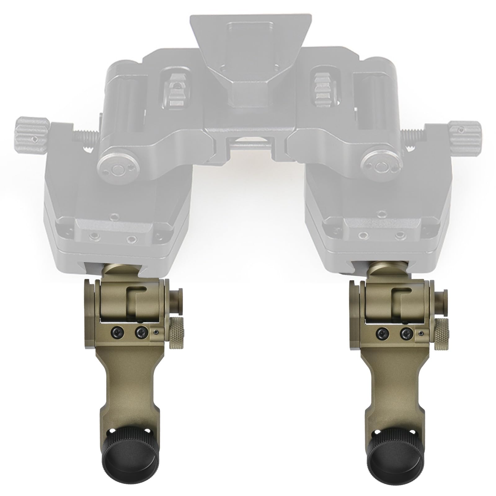 Schwalbenschwanz Nachtsicht J-Arm PVS 14 J-Arm Kopfhalterung NVG Helmhalterung Schwalbenschwanz G24 Metall J-Arm für Brillen Ferngläser alle Modelle von PVS-14 Mount