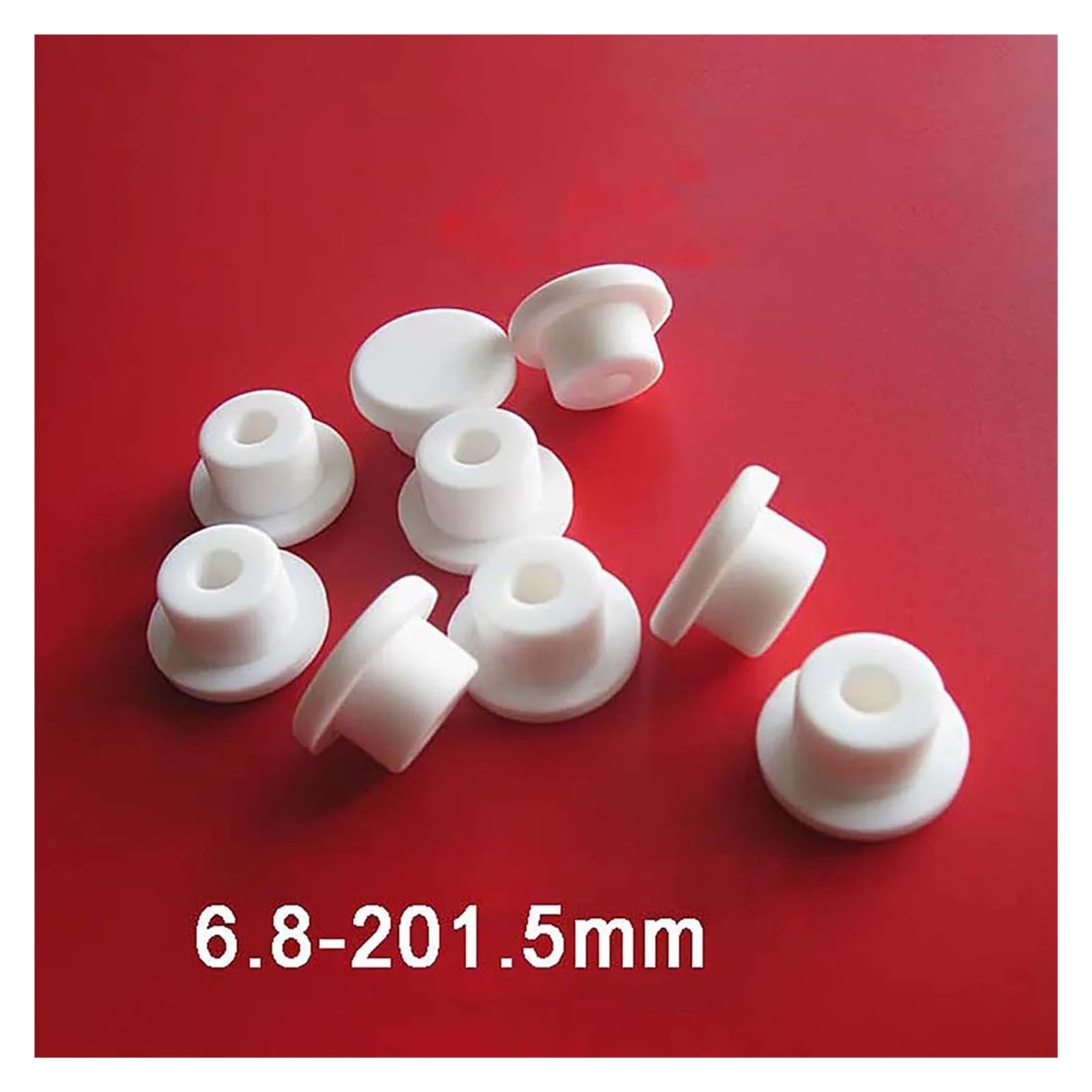 Zaślepka z silikonowej Wtyczka do precyzyjnego przetwarzania, A=6,8 mm ~ 21,5 Opcjonalnie, zaślepka w kształcie litery T(24.5mm - 2pcs)