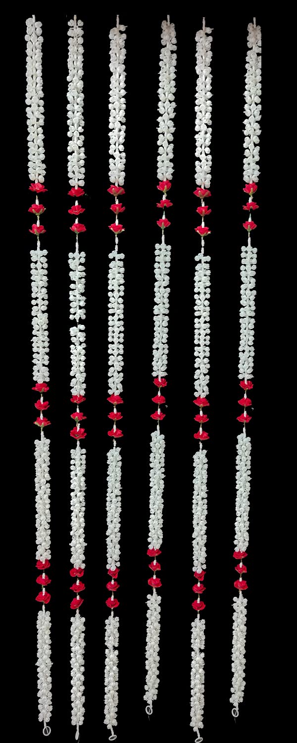Rajnigandha Garland - 5ft Artificial Tuberoses -7