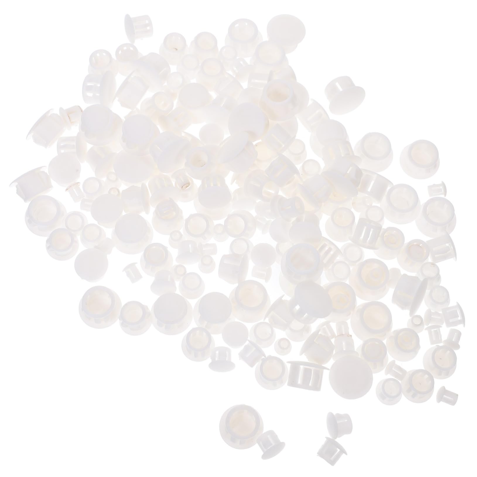 Alipis 200pcs Furniture Hole Plugs Plastic Screw Hole Caps for Cabinets Tables Chairs Installation
