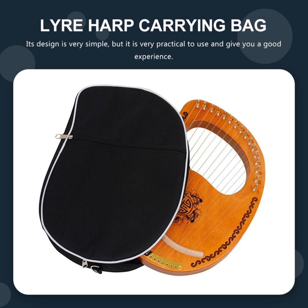 SUPVOX Sac De Rangement Pour Harpe Lyre Léger Et Pliable 16.14X11.42X2.36In Housse De Transport Pratique Pour Instrument De Musique Pour Concerts Et Voyages