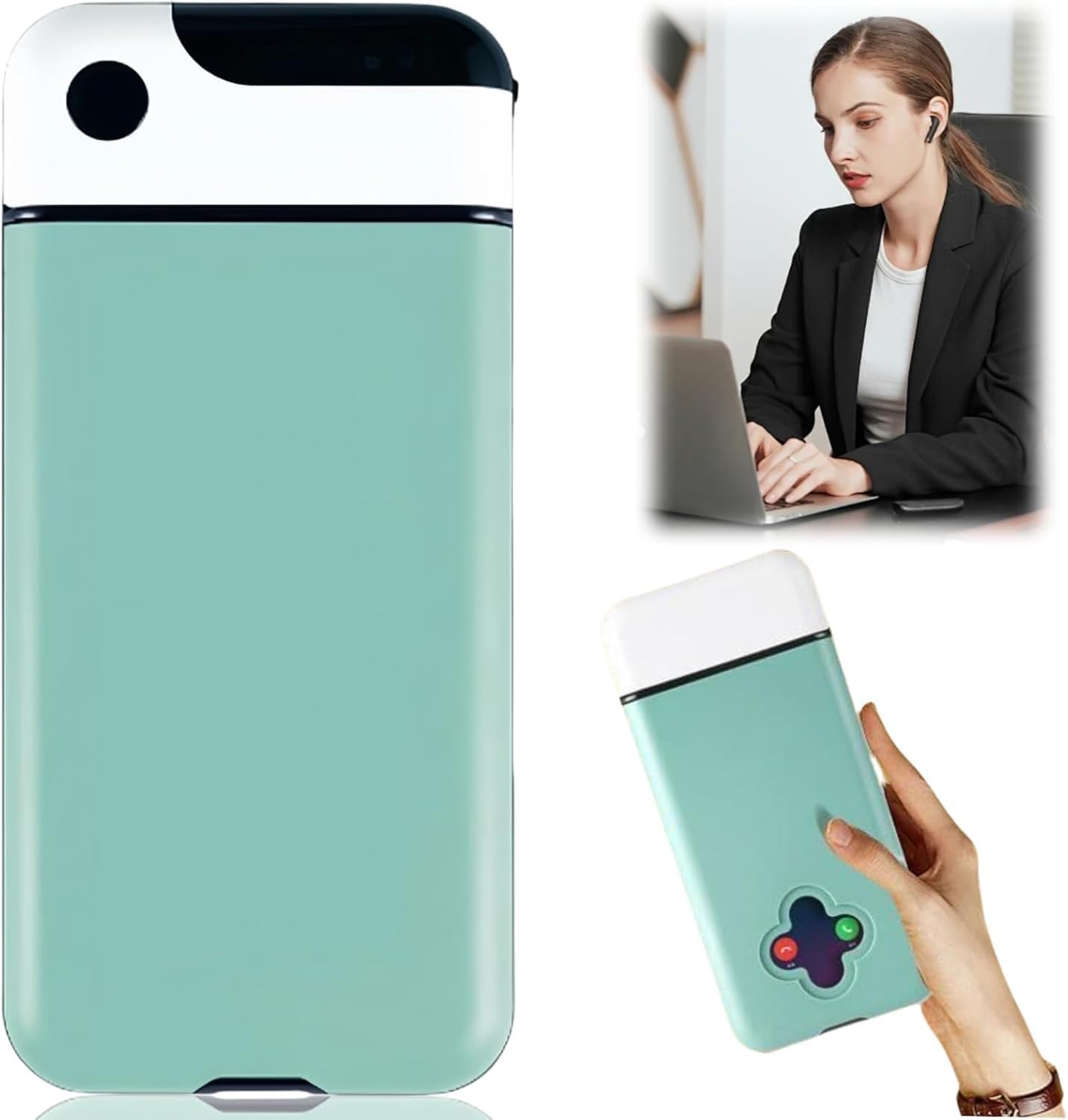Phone Lock Box with Timer, Self-Discipline Mobile Phone Lock Box, Anti-Addiction Phone Locks Box, Applicable to Most Mobile Phones, can Effectively Prevent Addiction to Mobile Phones. (Green)