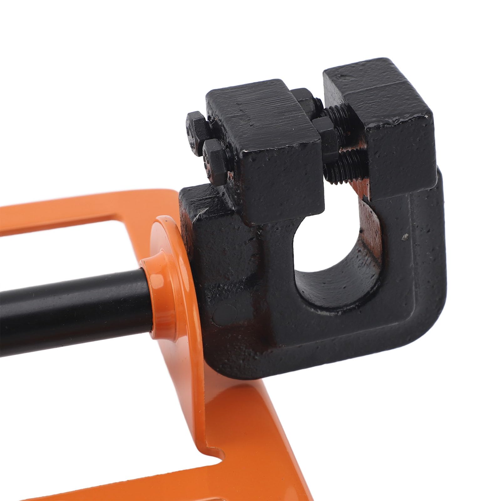Molino de Motosierra Vertical Construcción de Hierro Resistente Mini Aserradero Portátil para Constructores Profesionales Carpinteros (Orange)