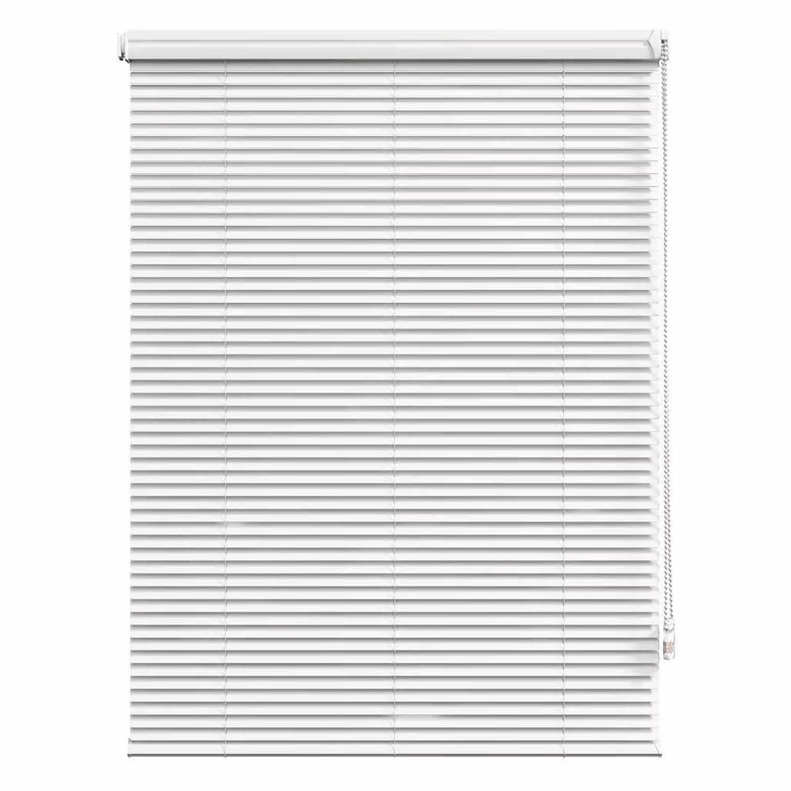 Store En Aluminium Pour Fenêtres Et Portes, 50x180cm 80x110cm 150x130cm, Rideau D'intimité À Lamelles Horizontales De 25mm, Stores Vénitiens En Métal, Stores D'occultation, Blanc,W×H-120x150cm/47x59in