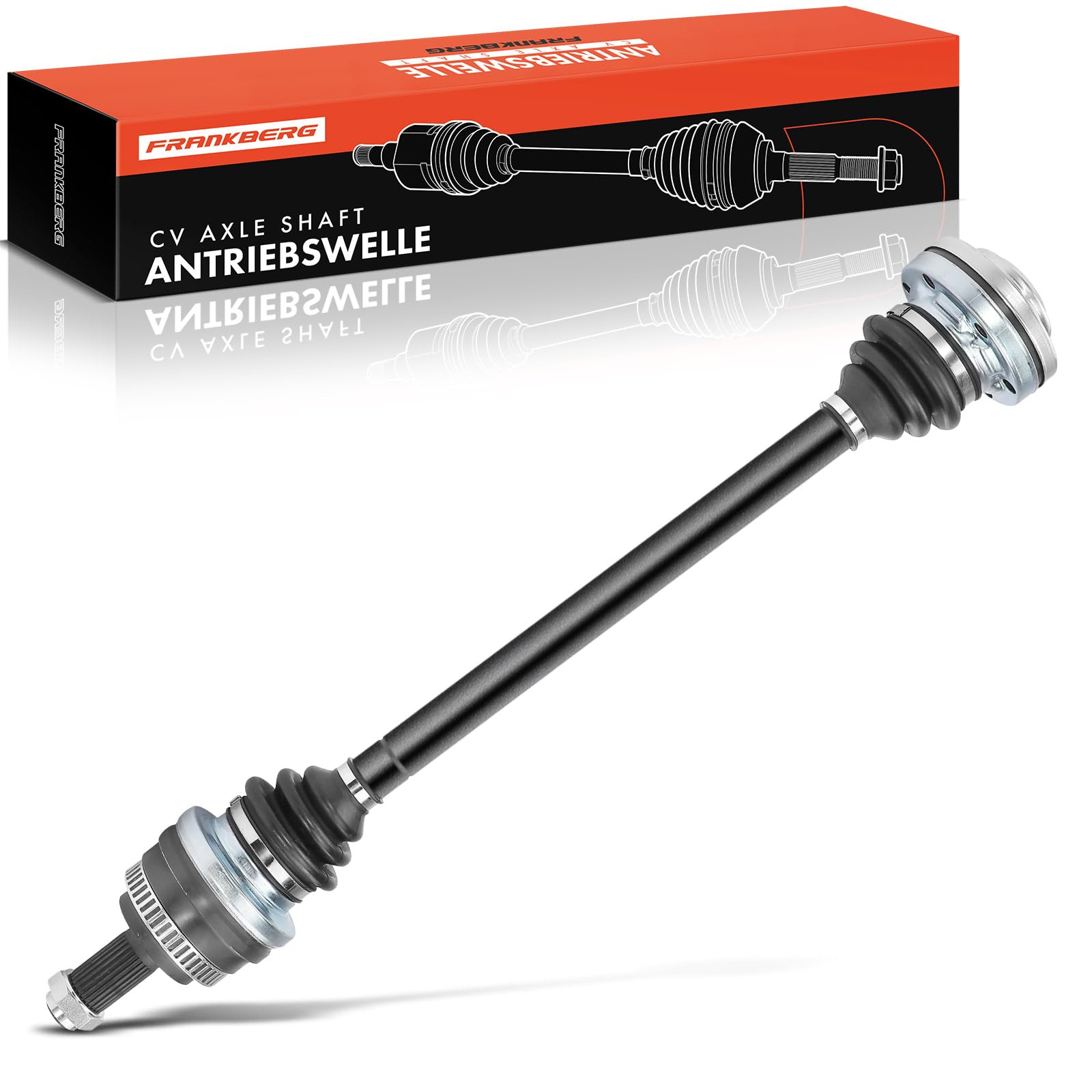 Frankberg Joint Kit Drive Shaft CV Joint Kit Rear Axle Right with ABS Ring Compatible with 1 Series E81 116 118 120 3 Series E90 316 318 320 325 Replace# 33217547076