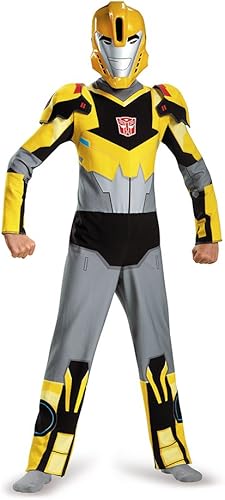 Disguise 85560G Bumblebee Disfraz clásico animado, grande (10-12)