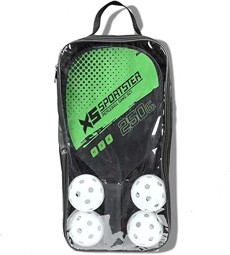 Miniatura 8 de Lixada Juego de palas de pickleball con 4 bolas de pickleball y bolsa de almacenamiento, raqueta de pickleball para deportes de interior y exterior,
