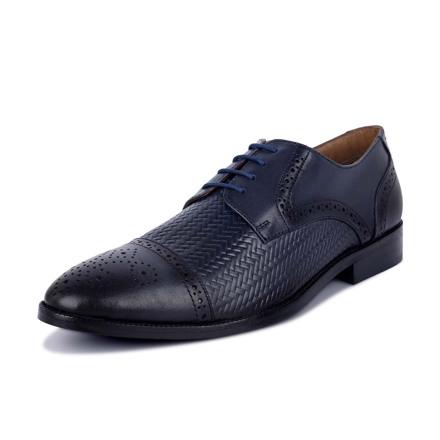 LOUIS STITCH Formal Shoes for Men | Genuine Leather, Stylish Lace-Up for Business, Office, Party & Wedding | Federal Blue | UK Size 8 (EUWEOX__) (B08YRV43WJ) Amazon Price History, Amazon Price Tracker