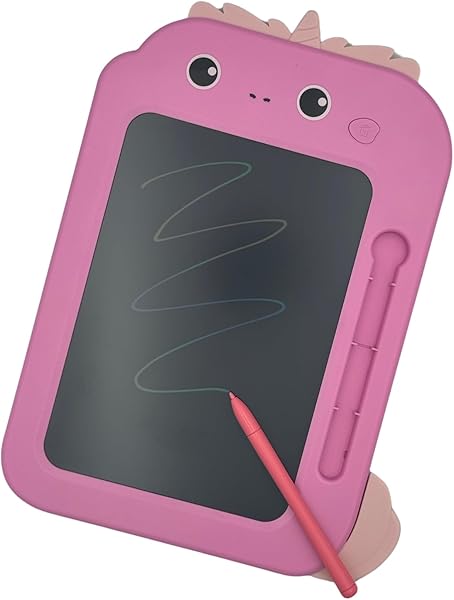 Fun Craft LCD Writing Tablet for Kids | Colourful Unicorn Doodle Pad & Drawing Board | Educational Scribbler Screen for Travel, Learning & Creative Play | Reusable Gift for Ages 3+ - 2