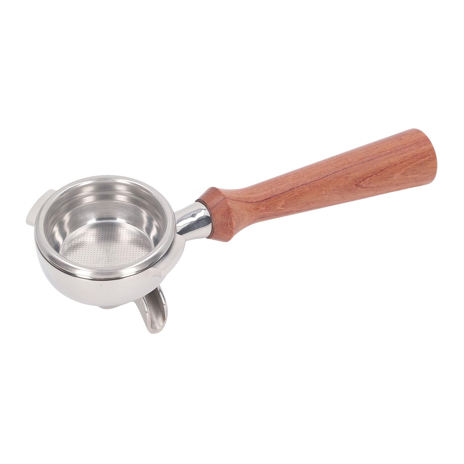 Naroote 58mm Coppa Portafiltro con Manico in Legno Massello, Doppio (#3)