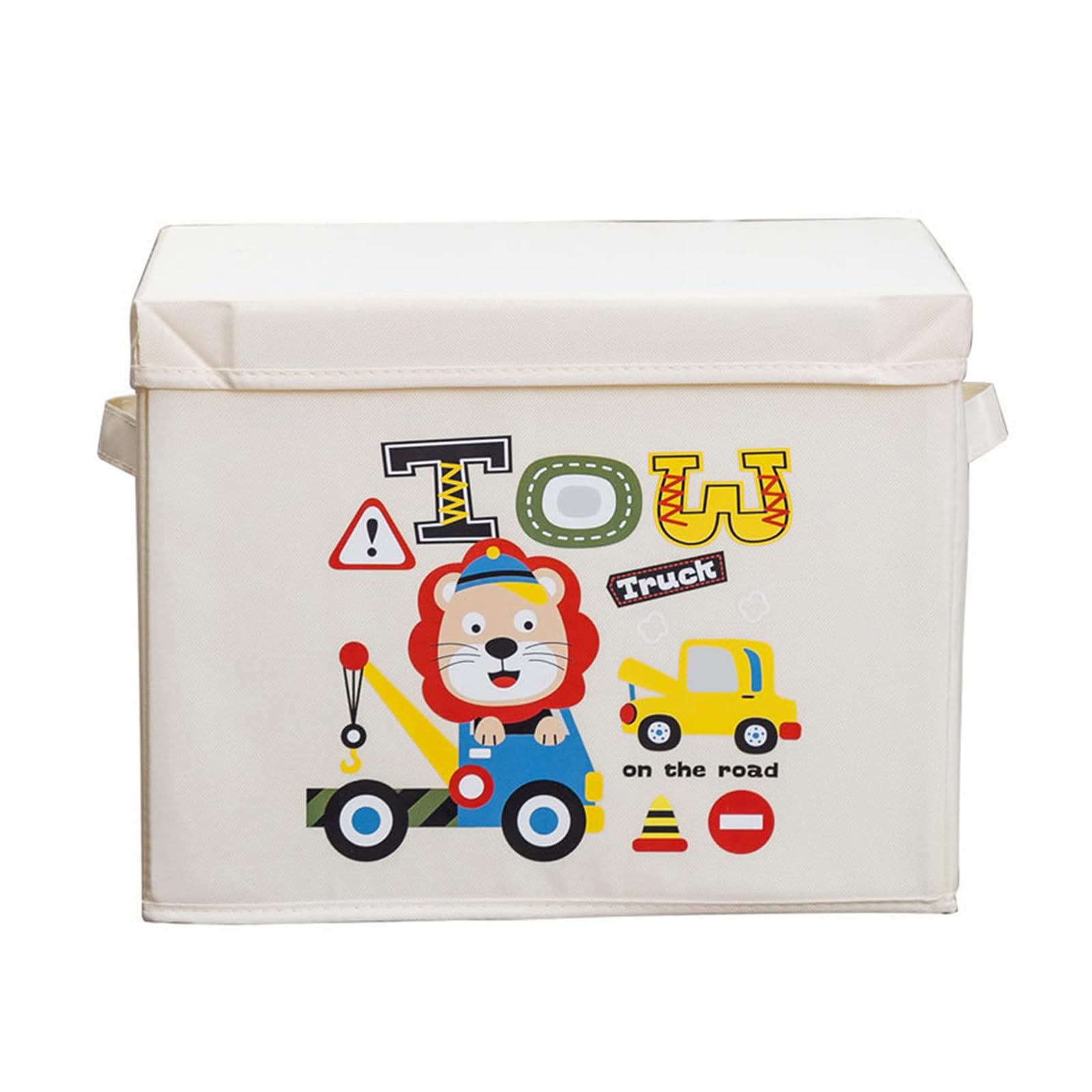 APGLSXY Portable Childrens Foldable Toy Box Organizers Kids Room Organization Storage Solution for Nursery Cubes Shelves Foldable Toy Box with Handles