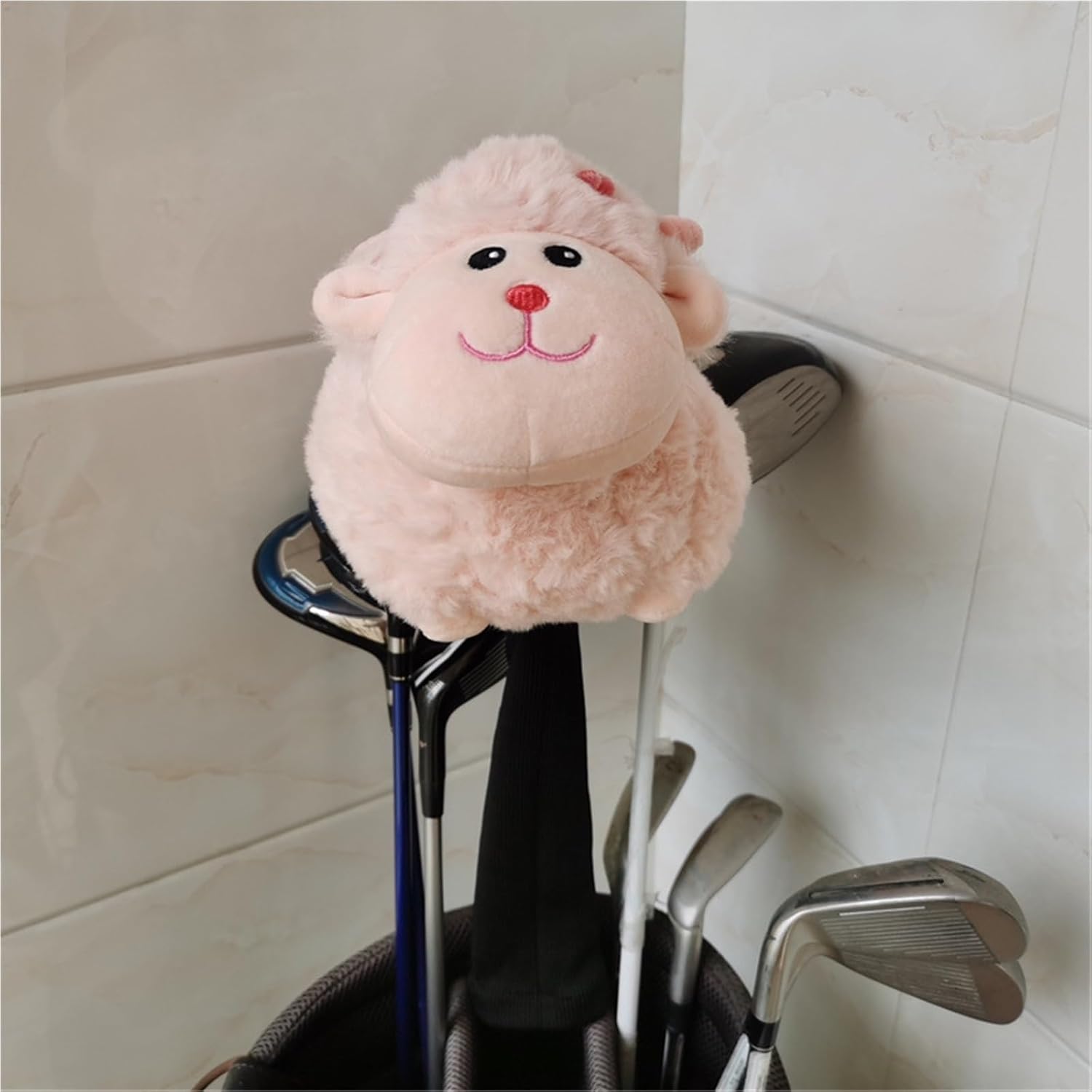 Funny Cartoon Animals Golf Club Head Covers Plush Golf Club Headcovers for Driver Headcover Golf Head Accessory