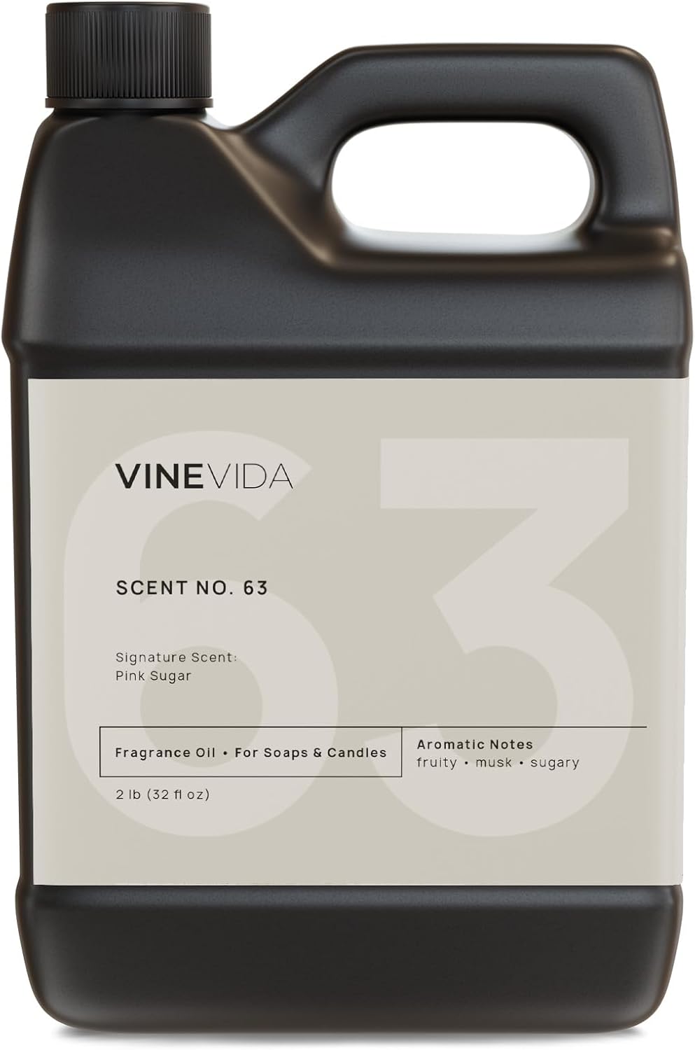 VINEVIDA [32oz] Pink Sugar Fragrance Oil for Candle Making - Made in USA Candle Scents for Candle Making - Natural Candle Fragrance Oil - Scents for Soap Making